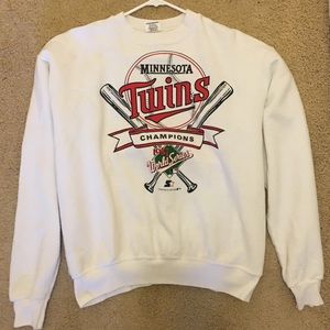 MN Twins STARTER brand 1987 Champs sweatshirt